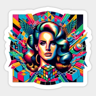 Lana Del Rey - Hey, Remember The 80's Sticker